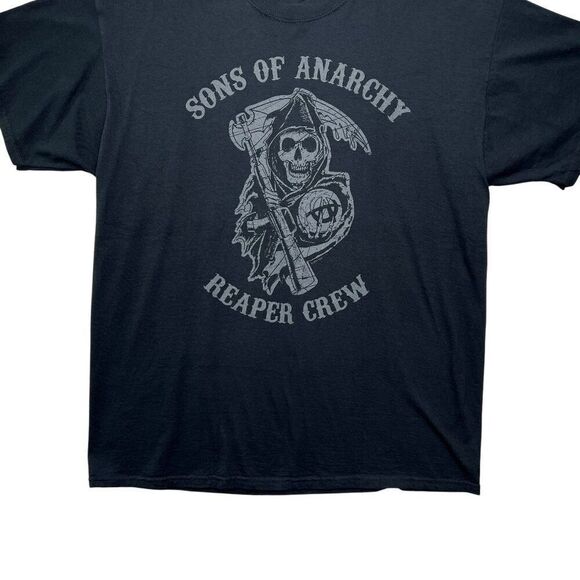 Sons Of Anarchy Reaper Crew Men's Size XL Black Graphic T-Shirt - Picture 4 of 8